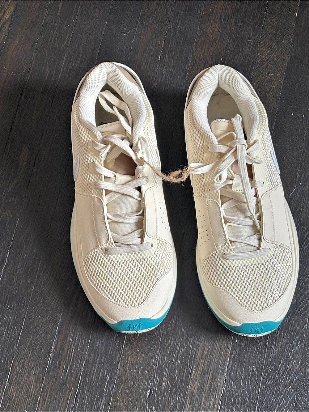 Nike Ja 1 "Light Smoke Grey" Athletic Shoes US 10 White & Blue